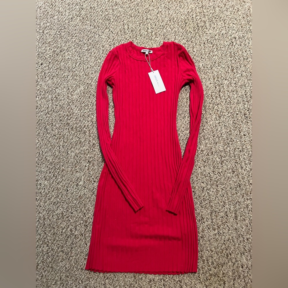 Cotton citizen ribbed dress